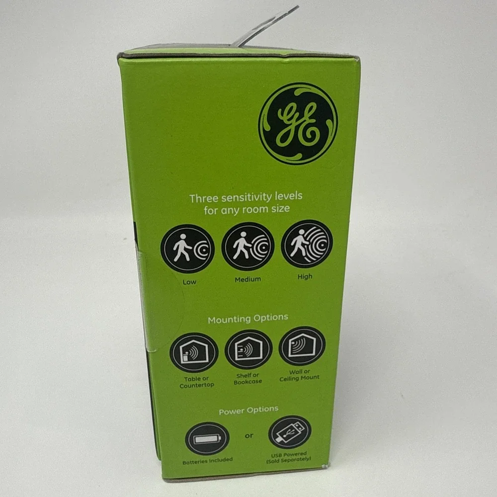 GE Portable Wire-Free EZSmart Motion Sensor Z Wave Plus Monitor W/mobile